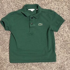 Lacoste Kids Polo Shirt in Forest Green